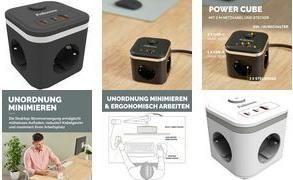 Cubo de Tomadas FELLOWES Power Cube (Preto) — miniatura 2