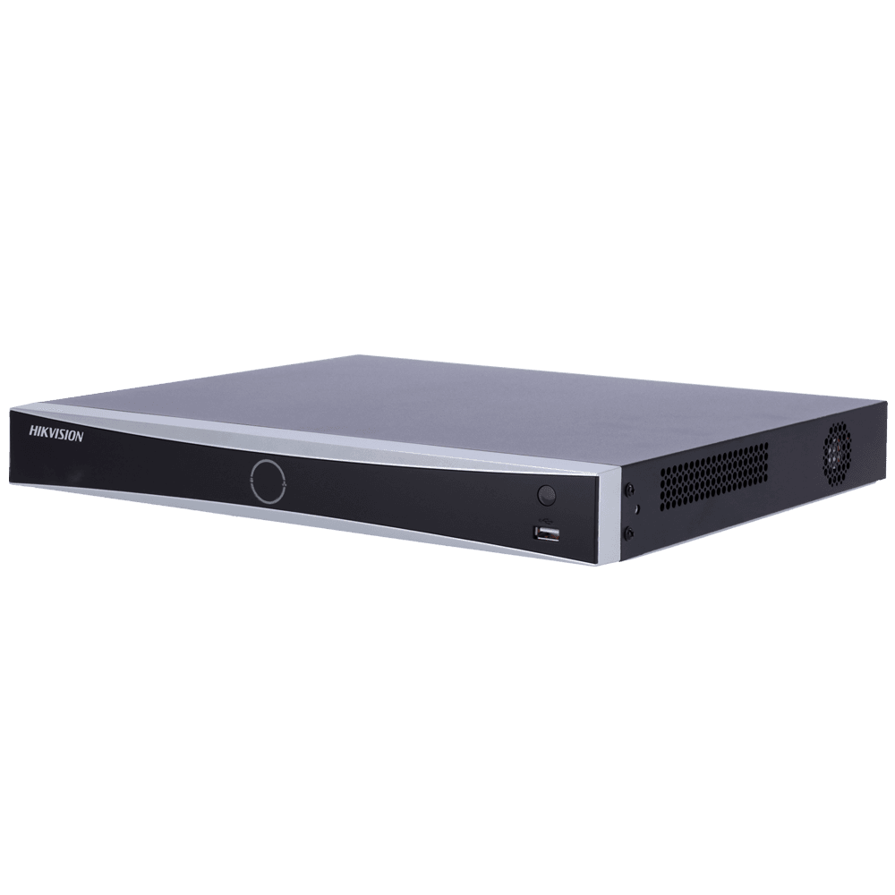 Gravador NVR HIKVISION DS-7608NXI-I2/VPro (8 canais - AcuSeek - 2 discos rígidos - Preto)
