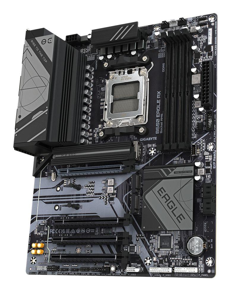 Motherboard GIGABYTE B650 EAGLE AX (AM5 - ATX - Duplo canal - Castanho) — miniatura 4