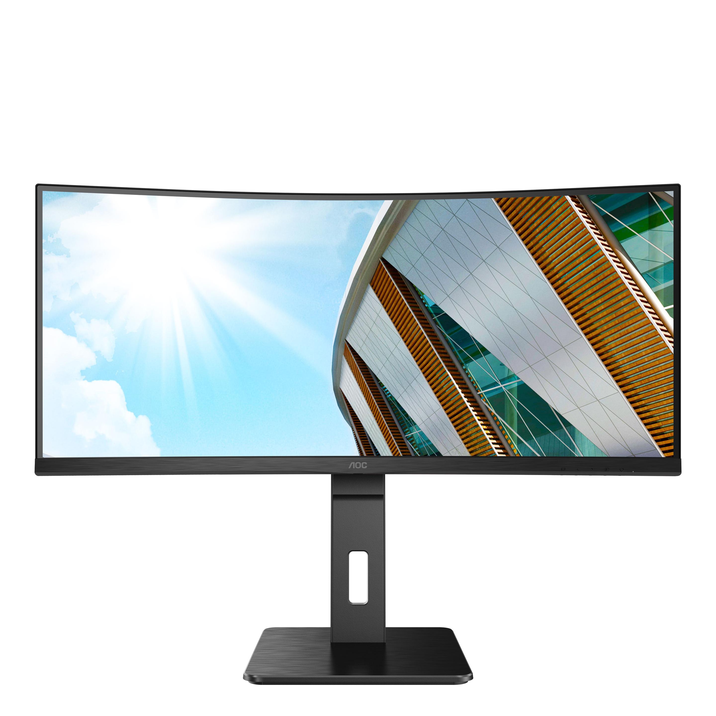 Monitor AOC CU34P2A (34" - VA - 100 Hz - Preto) — miniatura 3