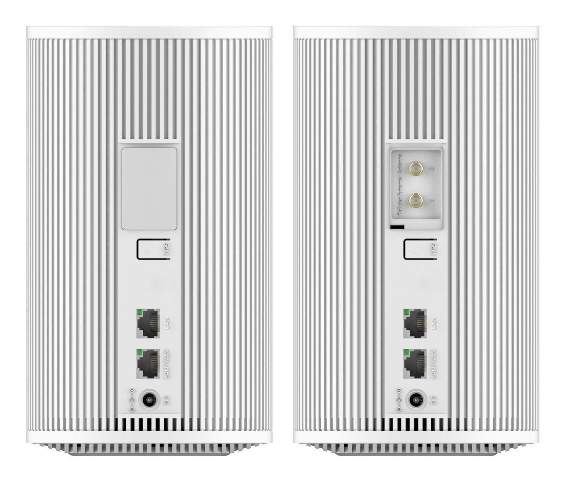 Router 5G CUDY P2 (Wi-Fi 6 - 2402 Mbit/s - Banda dupla - Branco), miniatura 3