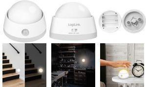 Luz de Presença LED LOGILINK LED018 (Sensor PIR)