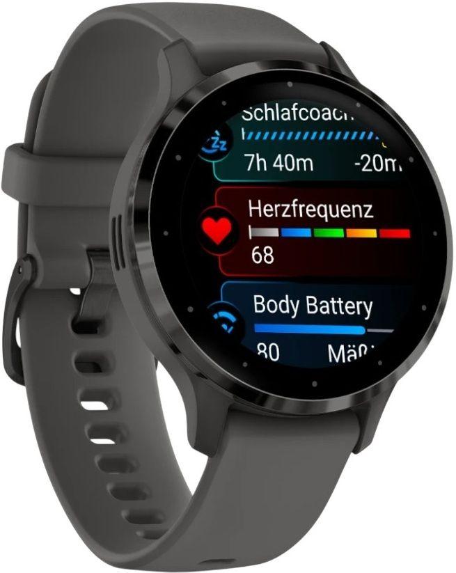 Smartwatch GARMIN Venu 3S (Redondo - Android, iOS - AMOLED - Cinzento) — miniatura 2