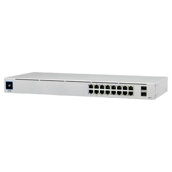 Switch UBIQUITI UniFi USW-16-POE (Gigabit Ethernet - 36 Gbit/s - L2/L3 - Prateado), miniatura 3