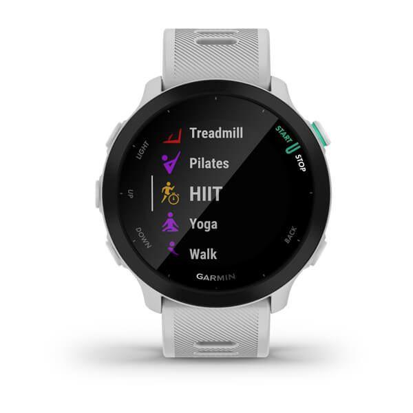 Relógio Desportivo GARMIN Forerunner 55 (Redonda - Android, iOS - MIP transfletivo a cores - Branco) — miniatura 2