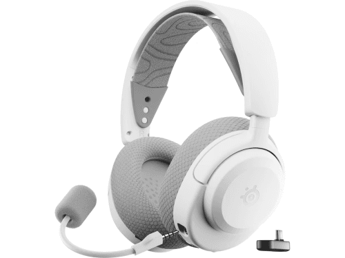 Headset Gaming STEELSERIES Arctis Nova 3 Wireless PC (Binaural - Bluetooth 5.3 e RF de 2,4 GHz - Intra-aural - Branco)
