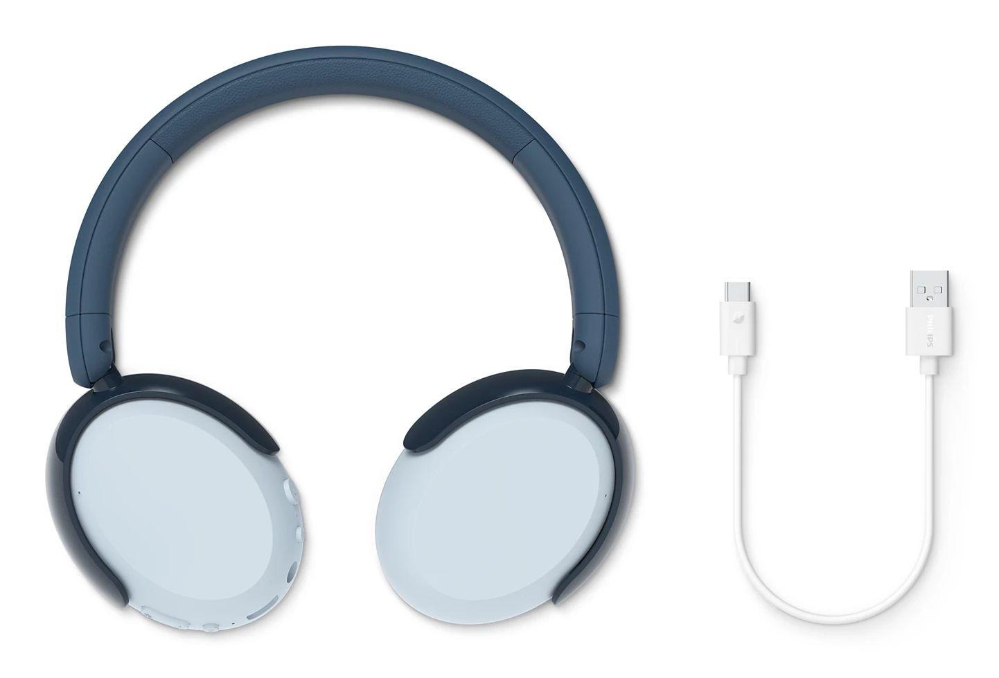 Auscultadores PHILIPS TAK5500RT/00 (Binaural - Com fios e sem fios - Circum-aural - Azul e Verde), miniatura 8