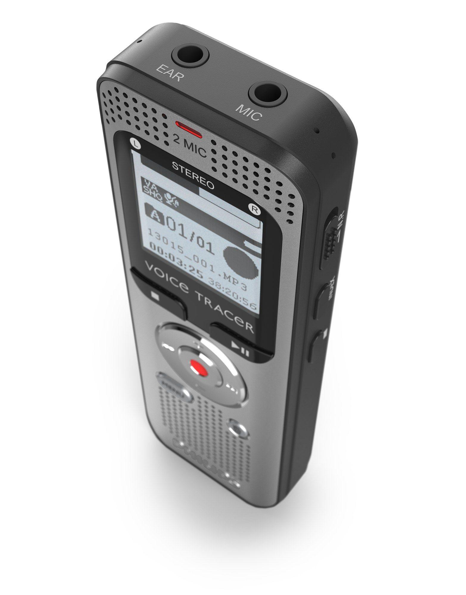 Gravador de Voz PHILIPS DVT2015 (3,5 mm - 40 h - 33" - Prateado) — miniatura 3