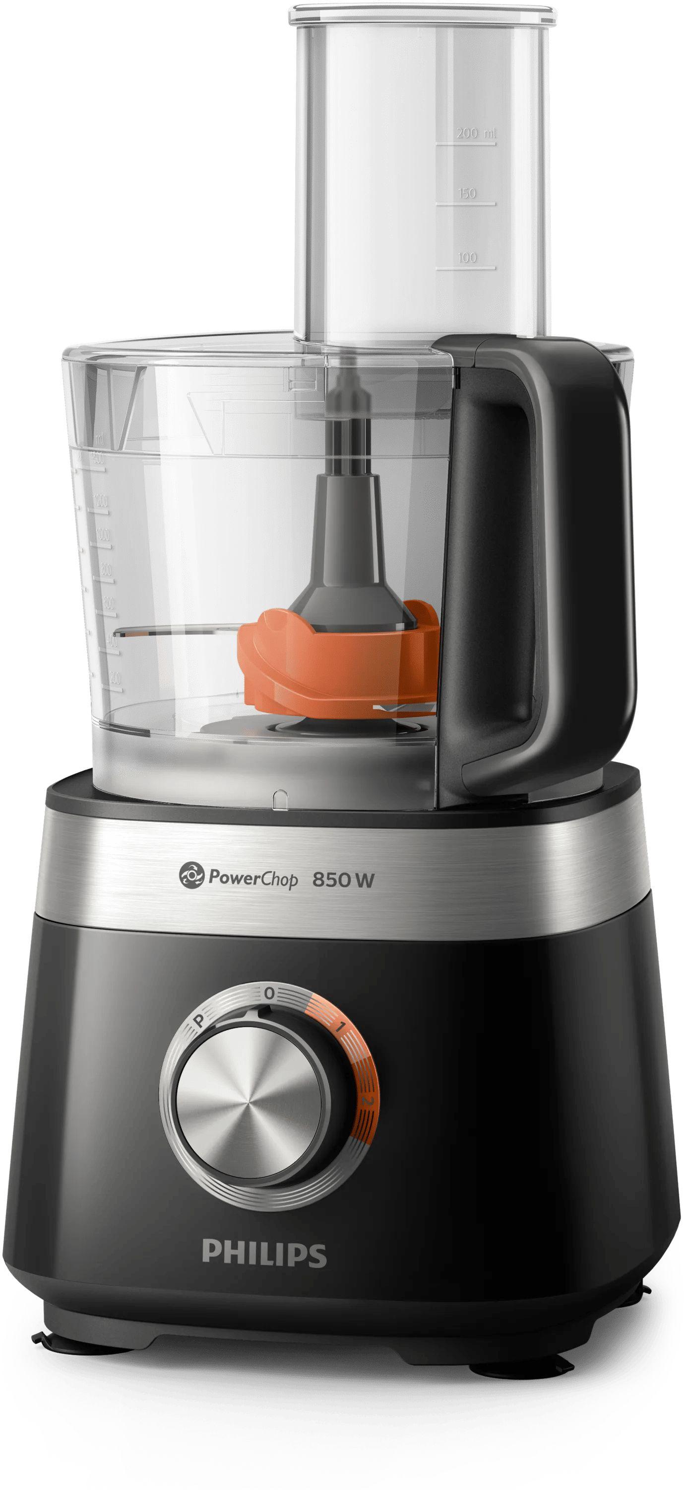 Processador de Alimentos PHILIPS HR7530/10 (Altura 39,8 cm - Preto)