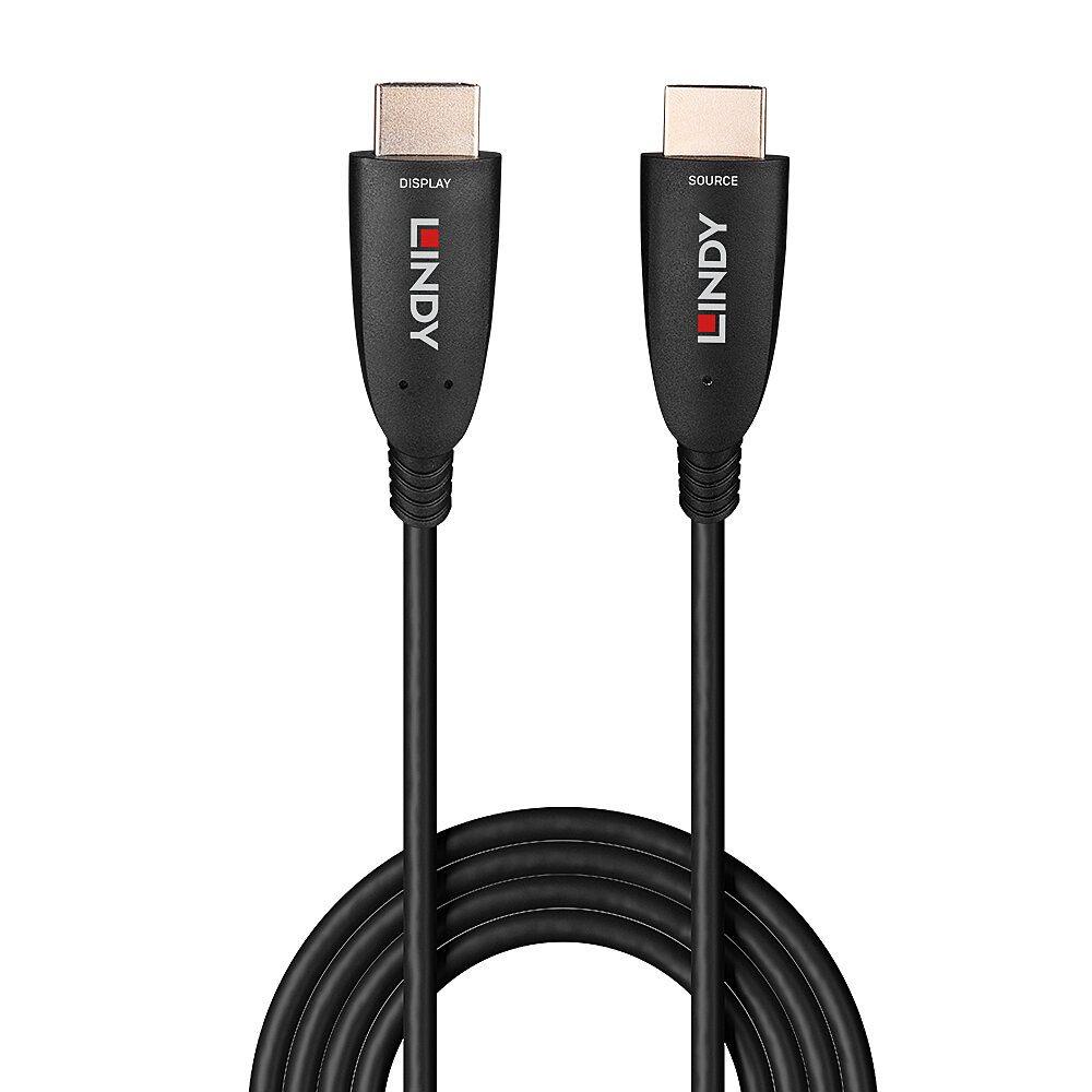 Cabo HDMI Híbrido de Fibra Ótica LINDY 38512 (20 m - 120 Hz - HDMI Type A - Preto), miniatura 2