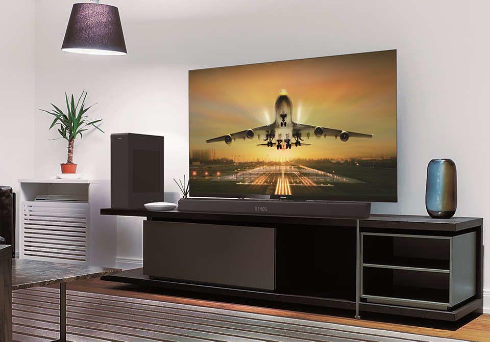 Barra de Som PHILIPS TAB8405/10 (0,5 W - Com fios e sem fios - Preto) — miniatura 3