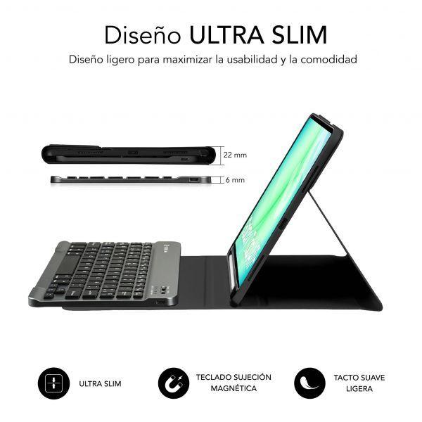 Capa com Teclado SUBBLIM KeyTab Pro BT para Samsung Galaxy Tab A11+ 11" (USB Type-C para USB Type-C - Samsung Galaxy Tab A11+ 11" - Preto) — miniatura 5