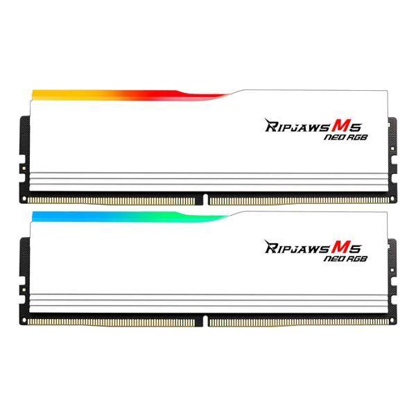 Memória RAM G.SKILL Ripjaws M5 Neo RGB F5-6000J3238G32GX2-RM5NRW (6000 MHz - 64 GB - DIMM)