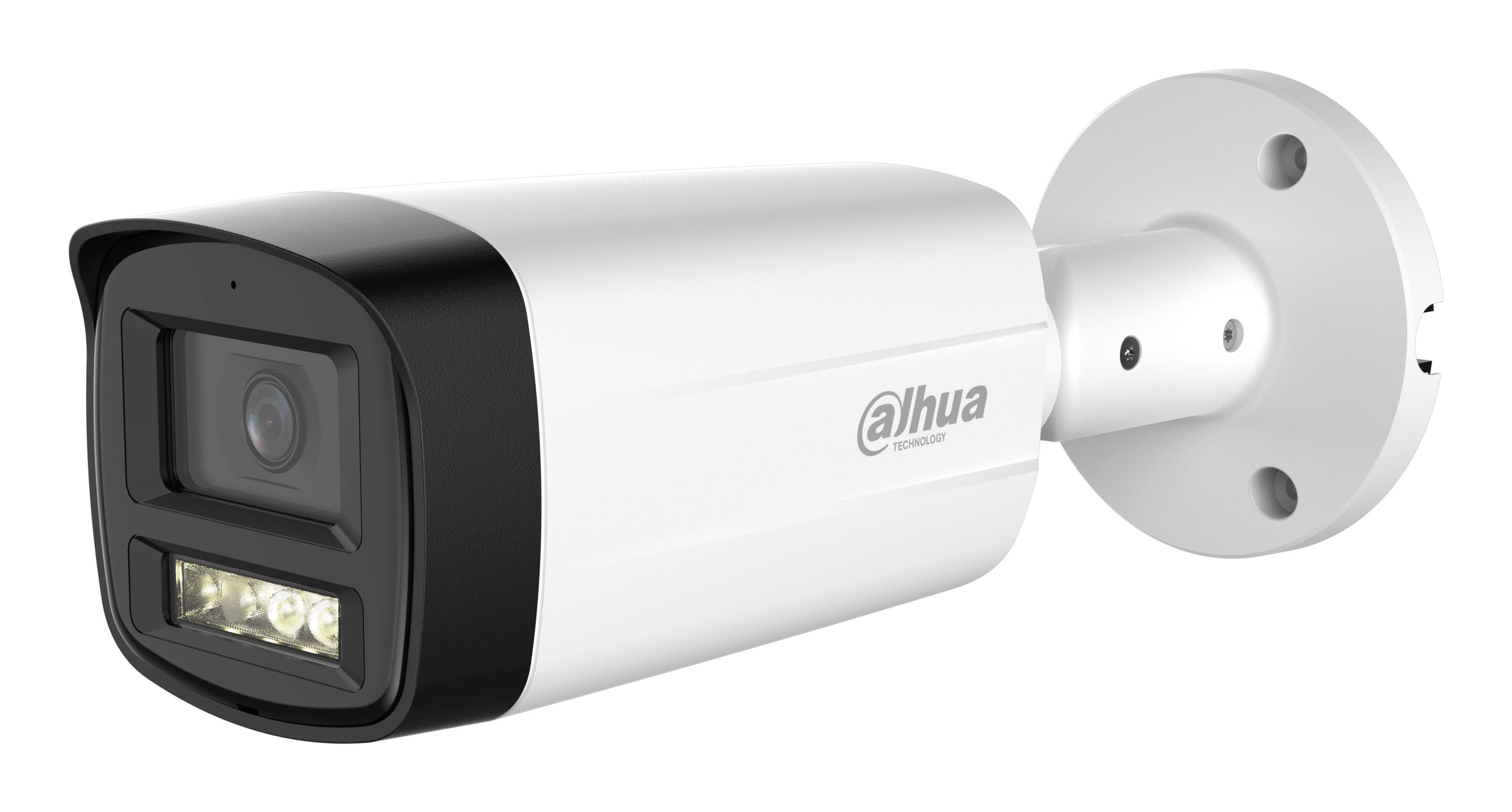 Câmara de Segurança CCTV DAHUA HAC-HFW1801TH-IL-A-0360B-S3DIP (2160p, 576p, 480p - IP67 - Interior e exterior - Branco e Preto)