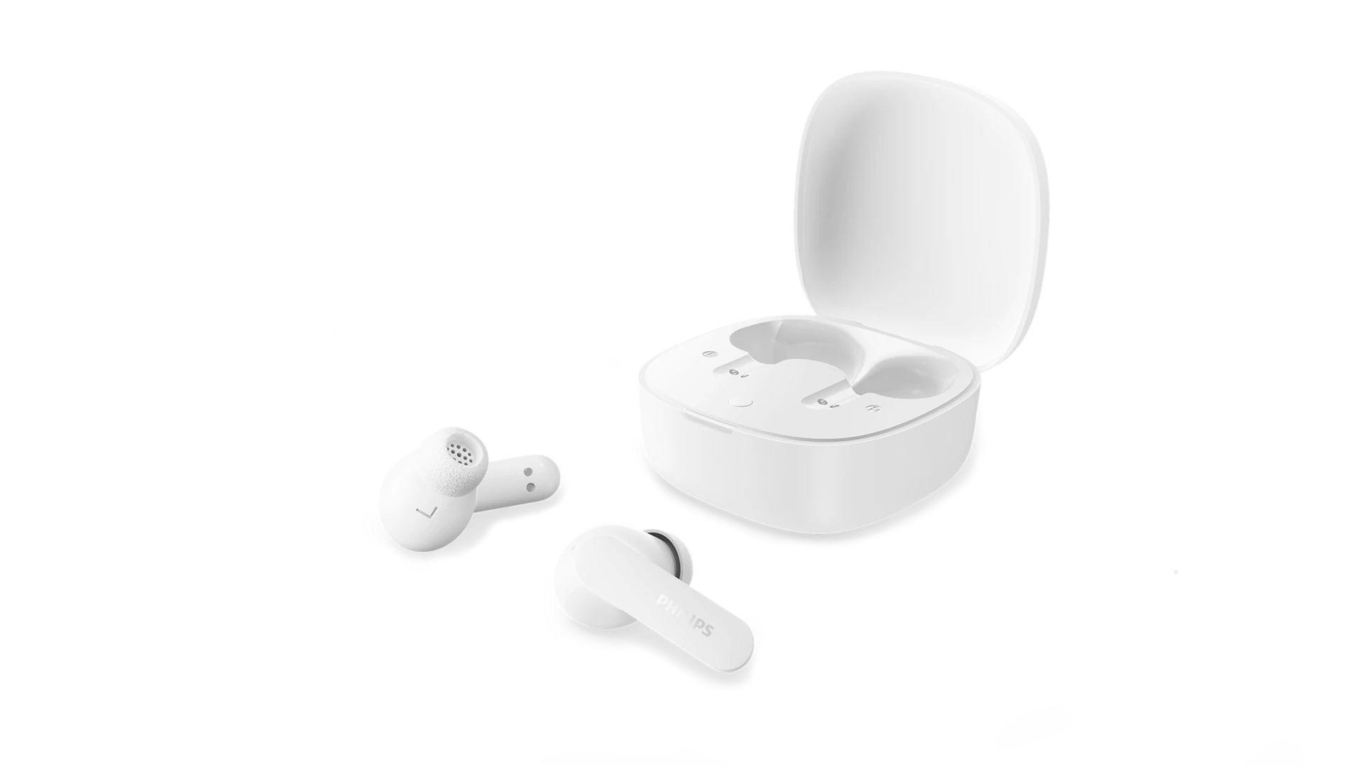 Auscultadores True Wireless PHILIPS TAT2200WT/00 (28 h - Branco)