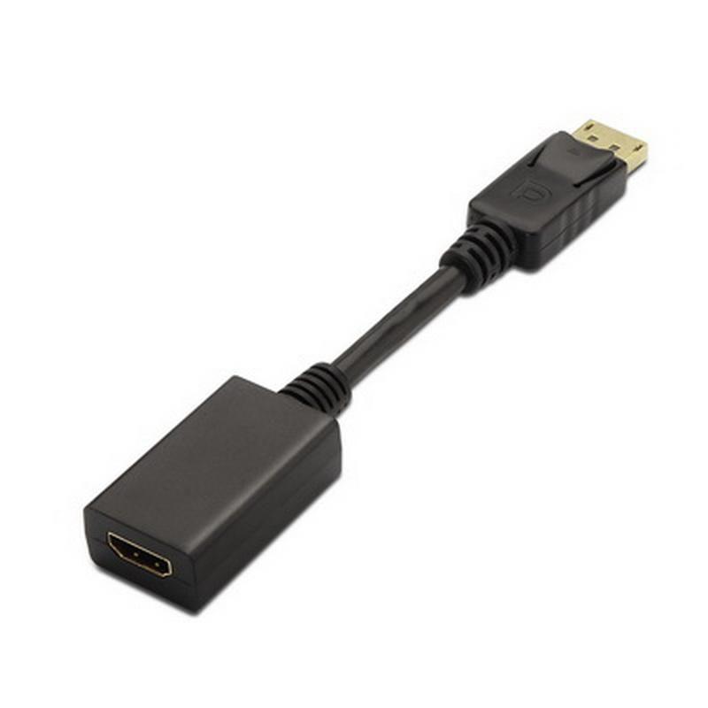 Adaptador DisplayPort para HDMI NANOCABLE 10.16.0502 (0,15 m - Macho de 20 pinos - Tipo A fêmea - Preto) — miniatura 2