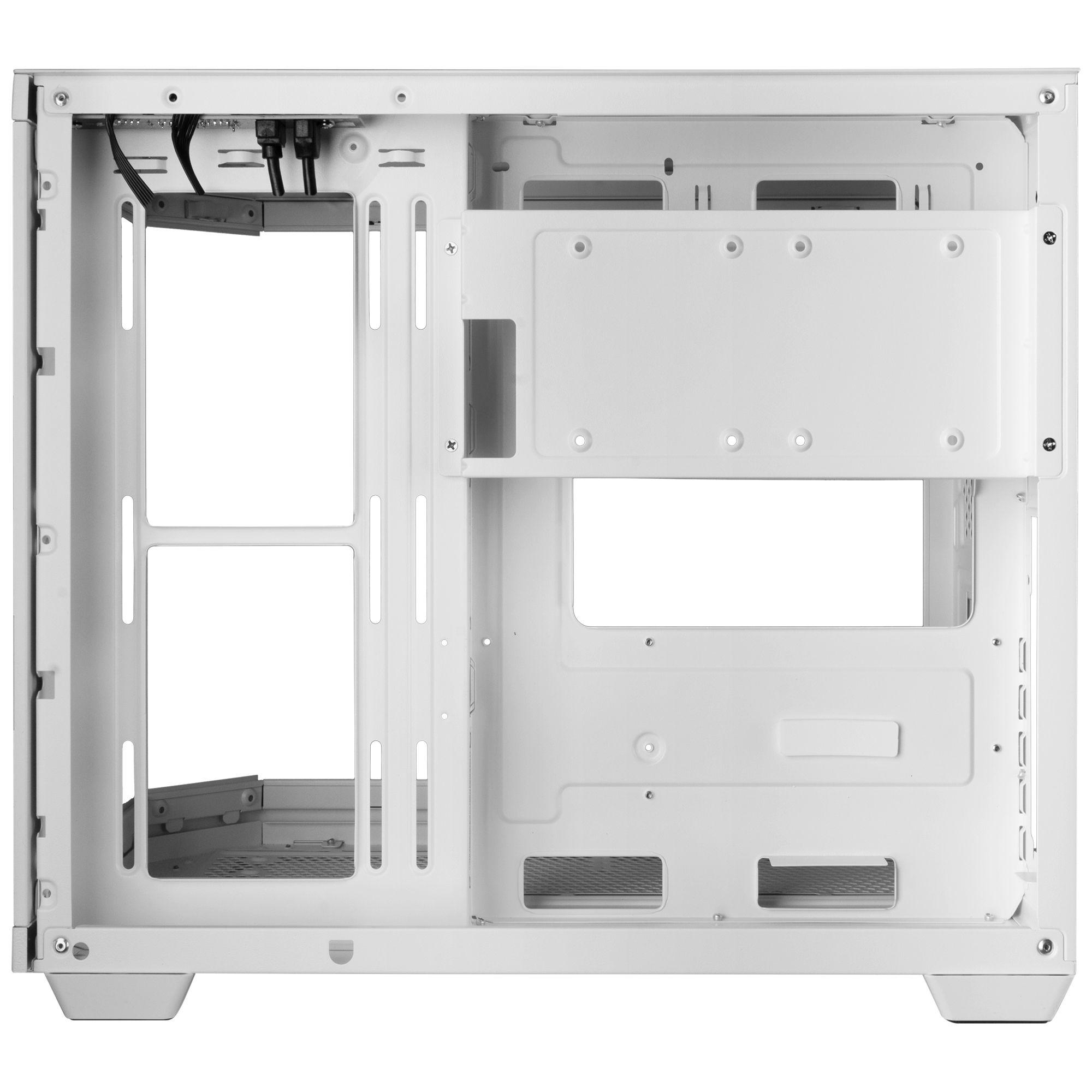 Caixa PC MARS GAMING MC3TCORELCDM (Micro-ATX - Ecrã IPS 7,2" - Branco) — miniatura 6