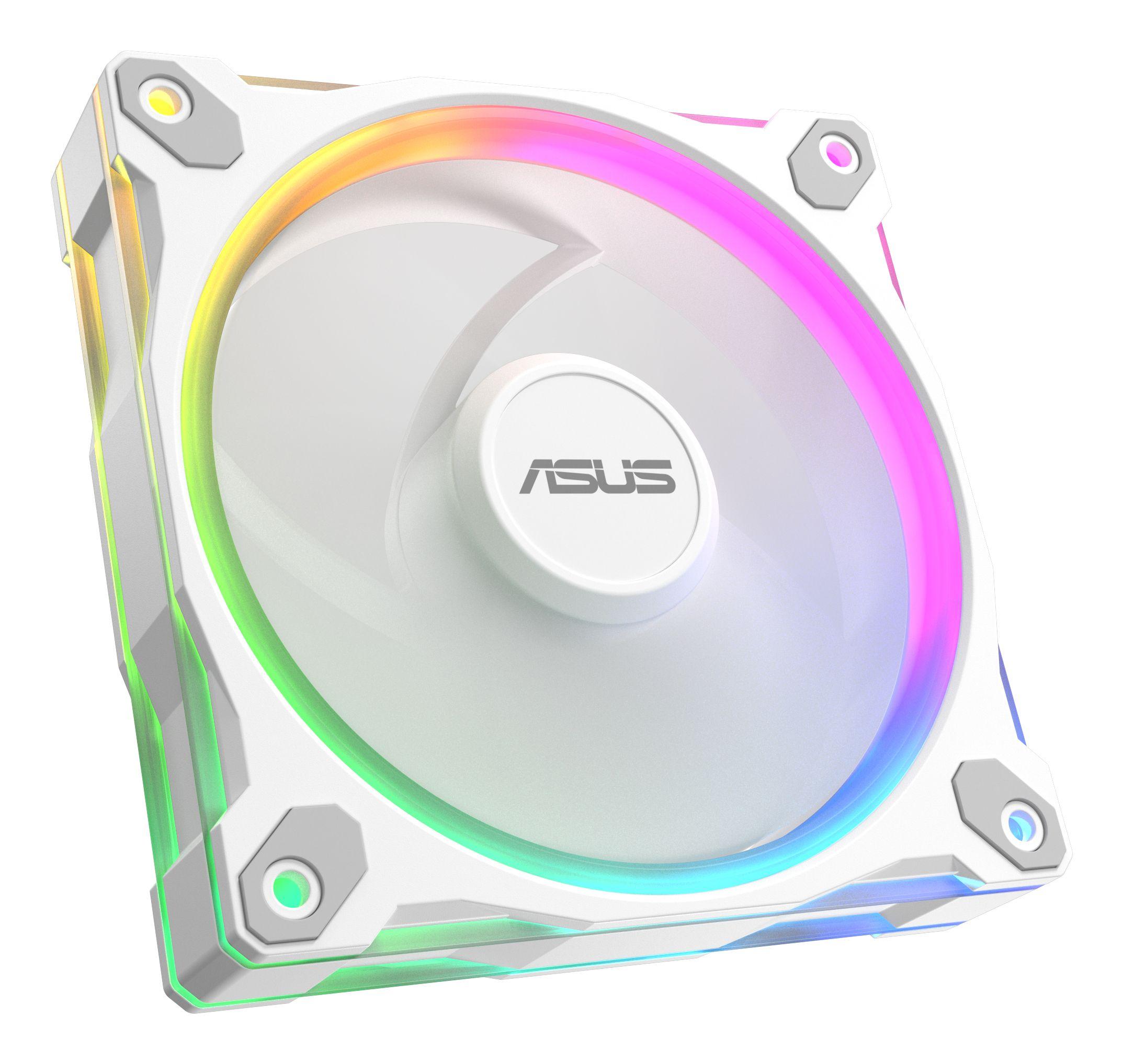 Conjunto de Ventoinhas para Caixa PC ASUS Prime MR120 ARGB White 3in1 (Branco) — miniatura 5