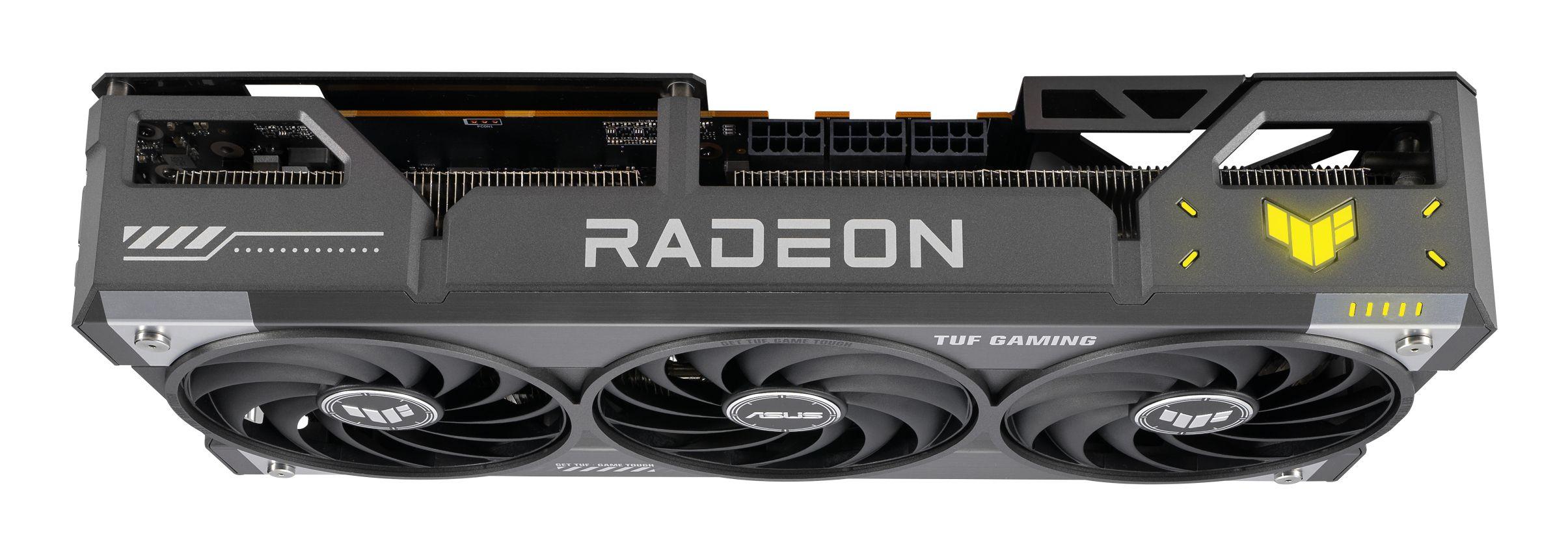 Placa Gráfica ASUS TUF Gaming Radeon RX 9070 XT OC (Radeon RX 9070 XT - 20 Gbit/s - 16 GB - Preto e Prateado), miniatura 7