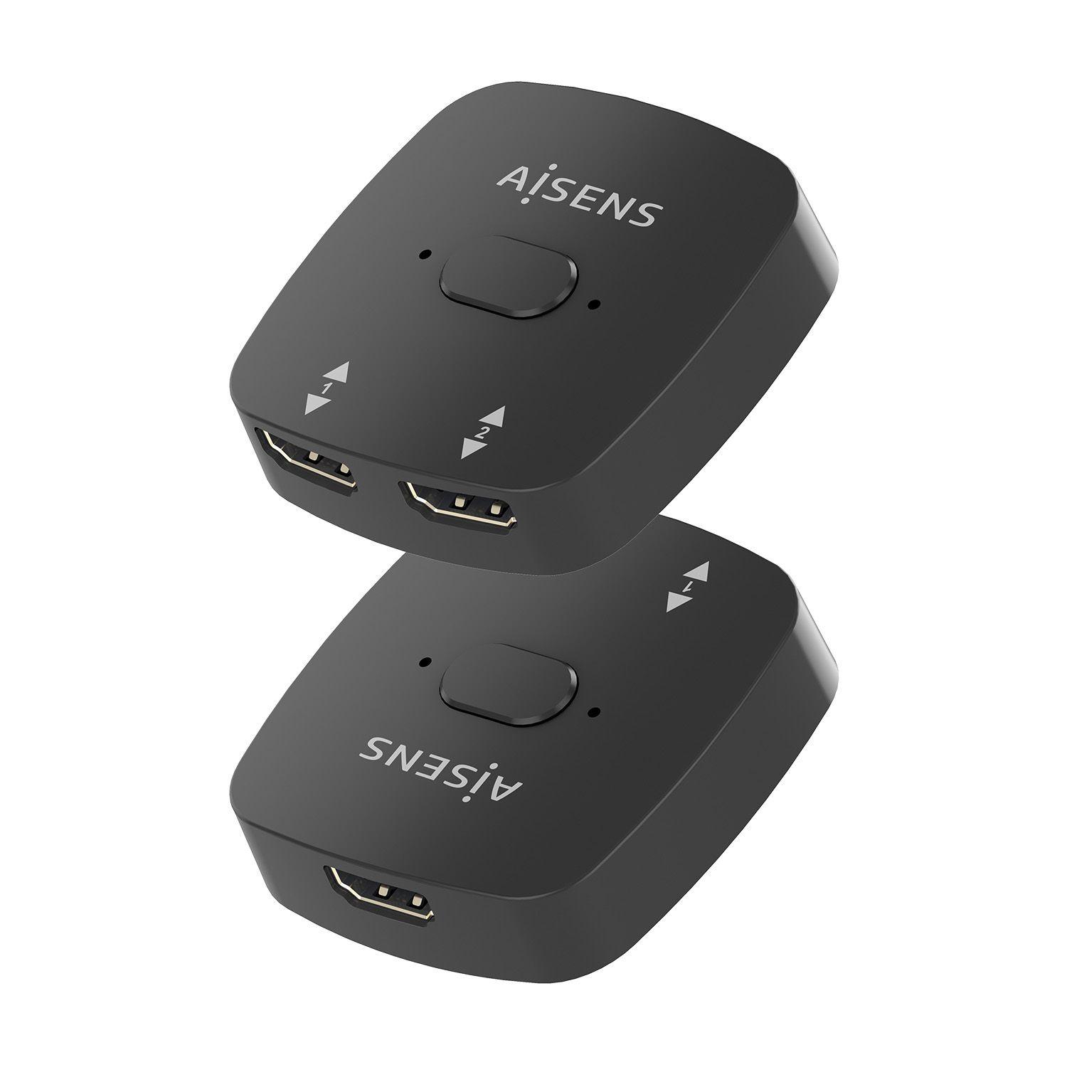 Comutador HDMI AISENS A123-0948 (60 Hz - Preto), miniatura 2