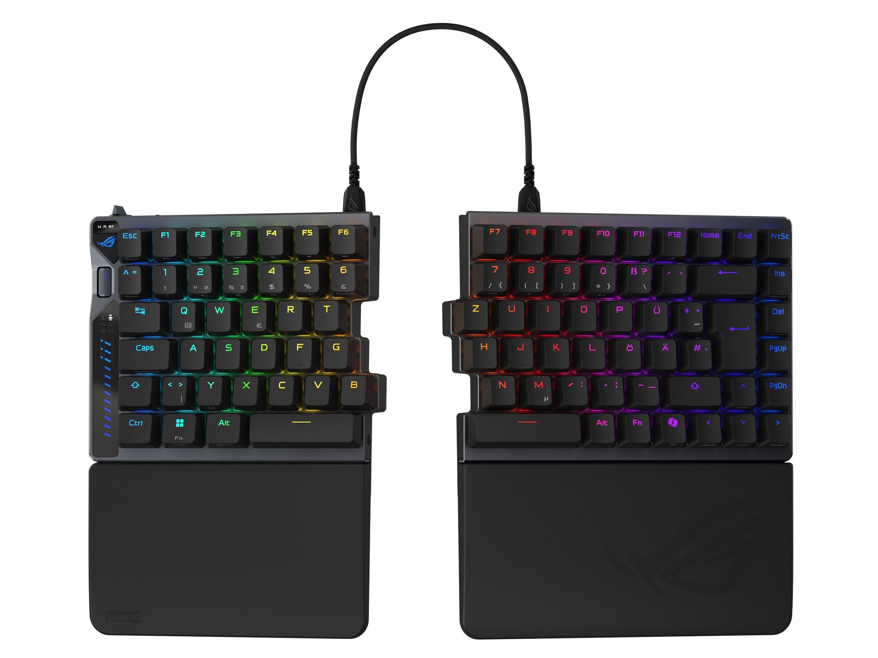 Teclado ASUS ROG Falcata (Alemão - Interruptor magnético-mecânico - 75% - Preto) — miniatura 3