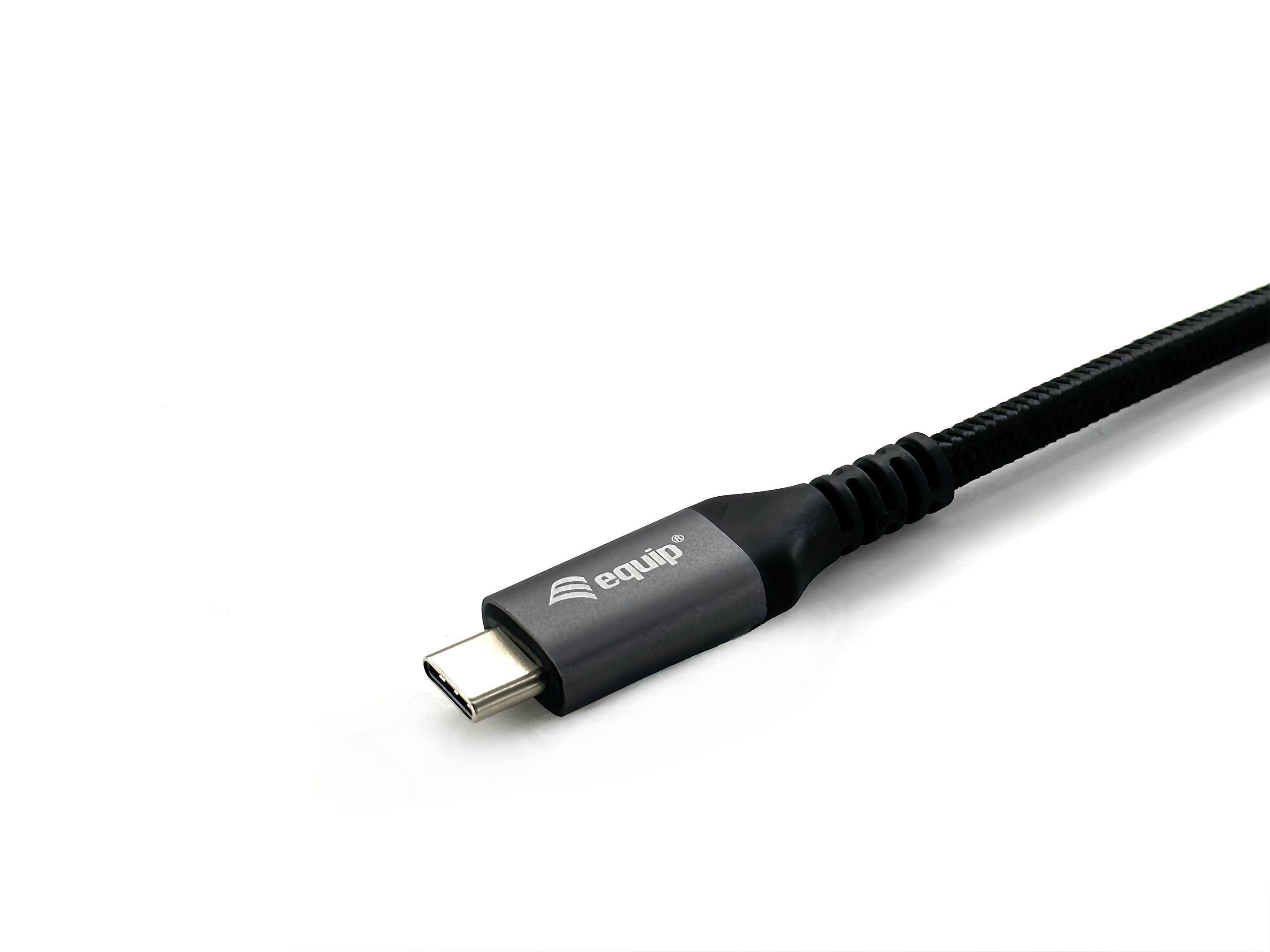 Cabo de Extensão USB-C EQUIP 128371 (1 m - USB C - Preto) — miniatura 3