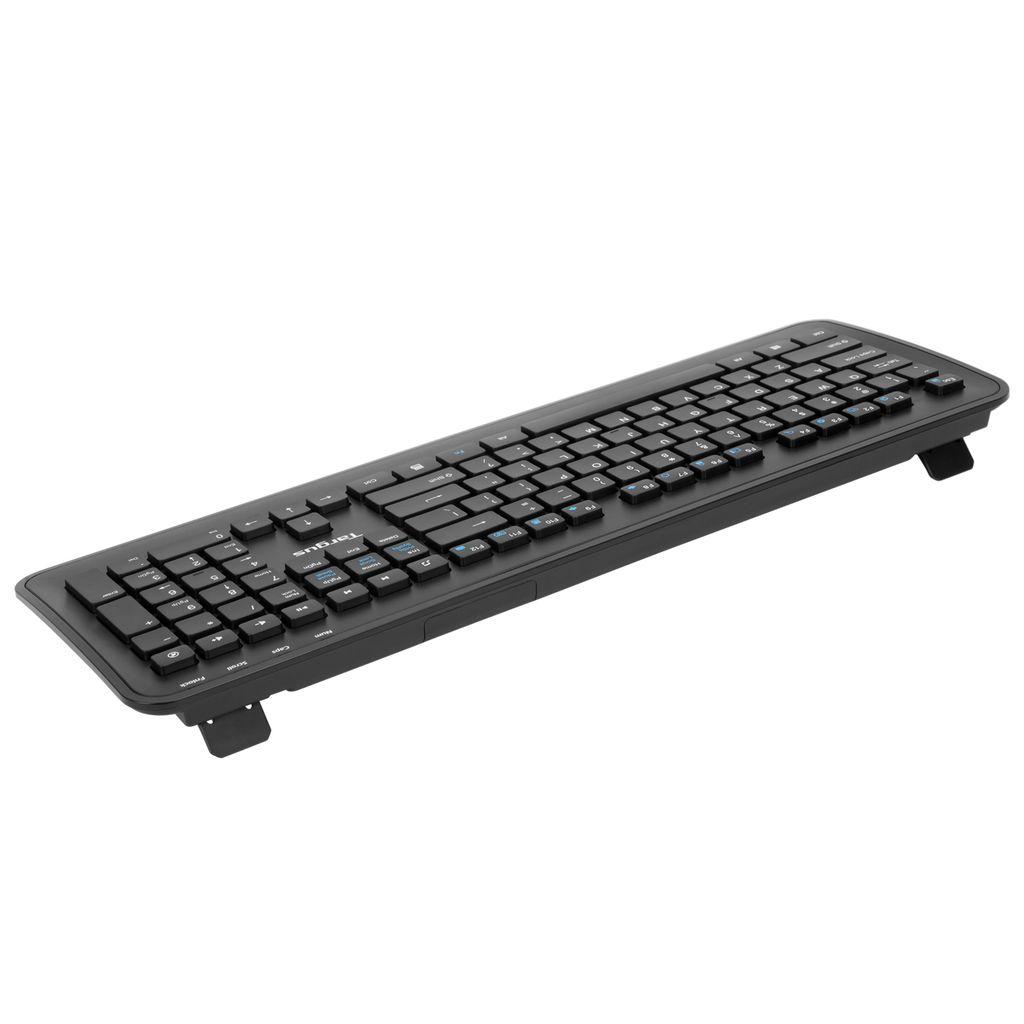 Conjunto de Teclado e Rato TARGUS AKM610ES (Espanhol - Tamanho completo - RF Wireless - Preto), miniatura 7