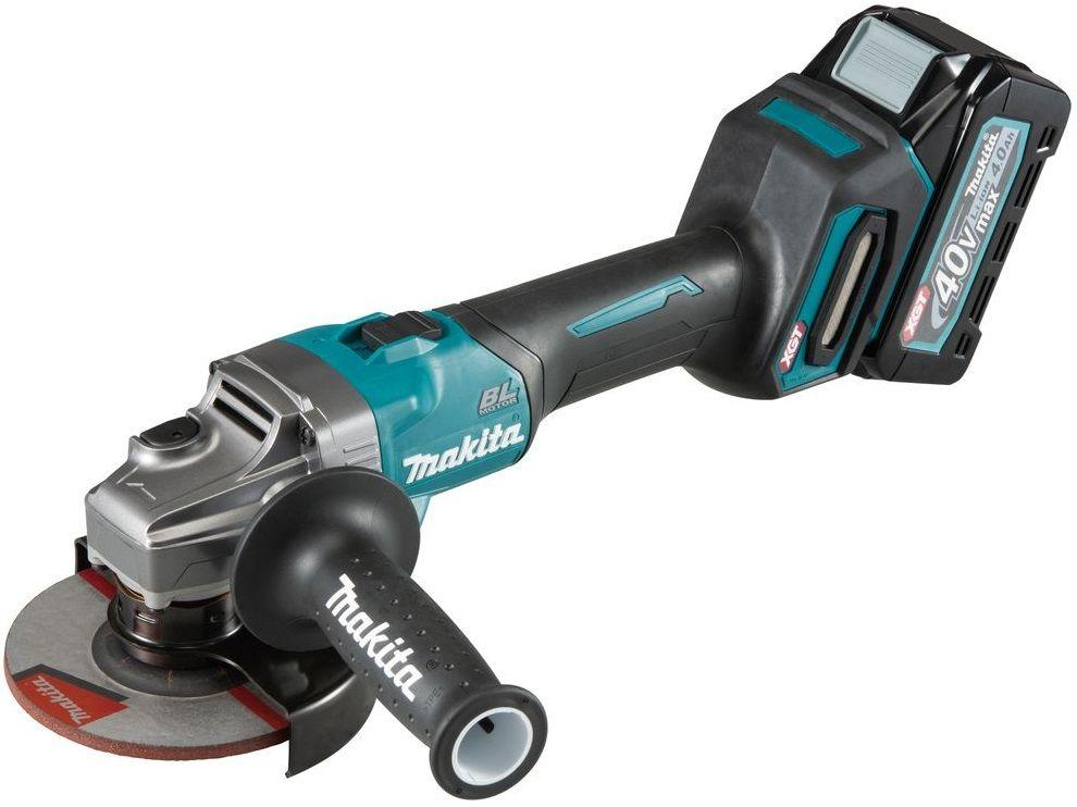 Rebarbadora Angular MAKITA GA008GM201 (40 V - Azul/Preto)