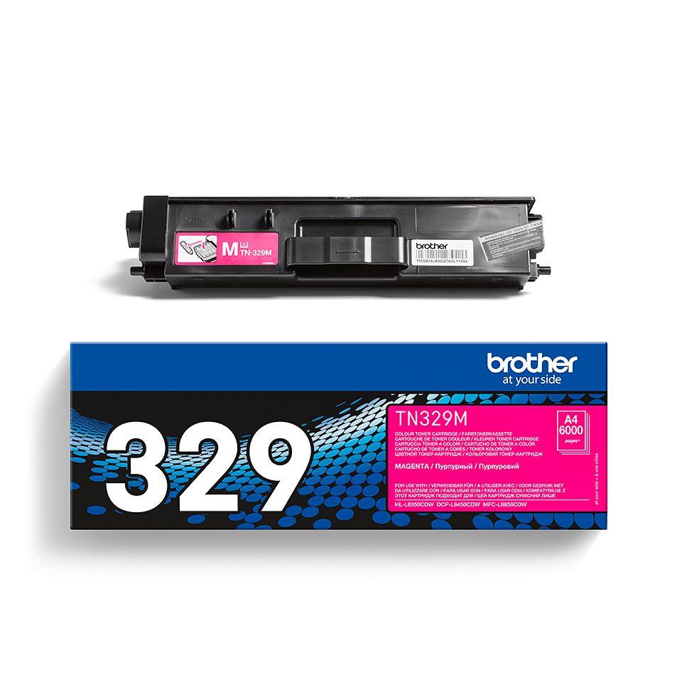 Toner BROTHER TN-329M (6000 páginas - Magenta), miniatura 2