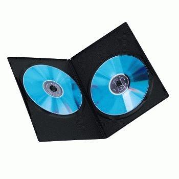 Caixa Dupla Slim para DVD HAMA 51185 (Preto) — miniatura 2