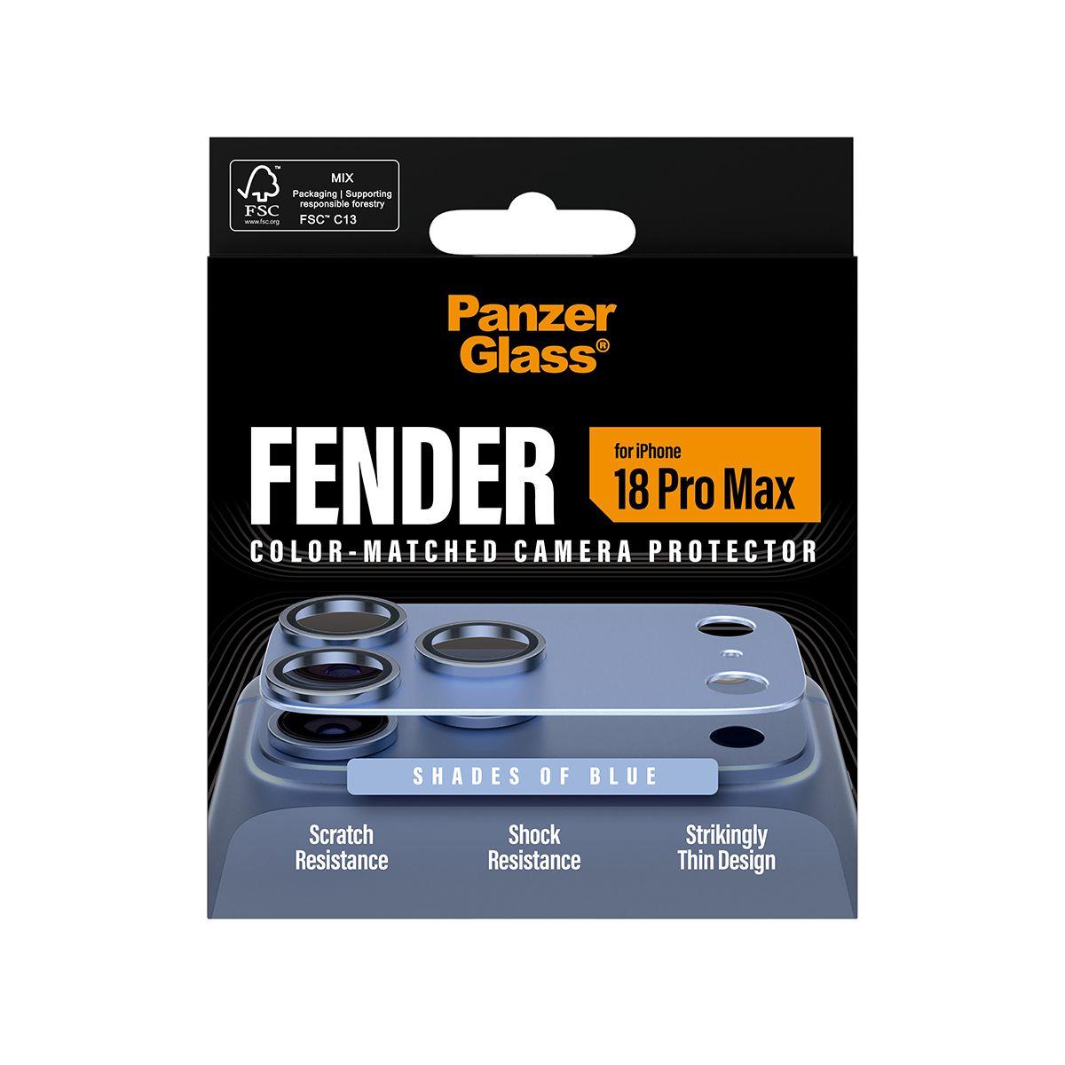 Protetor de Câmara PANZERGLASS PG06497 (iPhone 18 Pro Max - Apple - Silicone - Azul) — miniatura 3