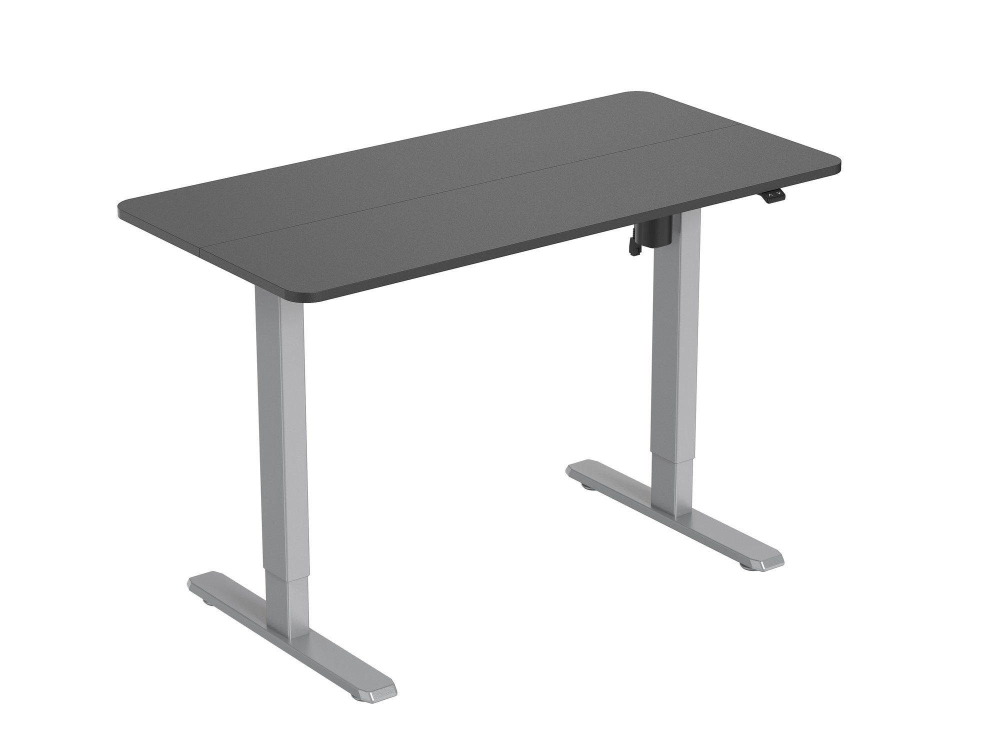 Estrutura de Secretária Elétrica EQUIP ERGO 650811 (Plástico - 1200 x 600 mm - Cinzento/Preto)