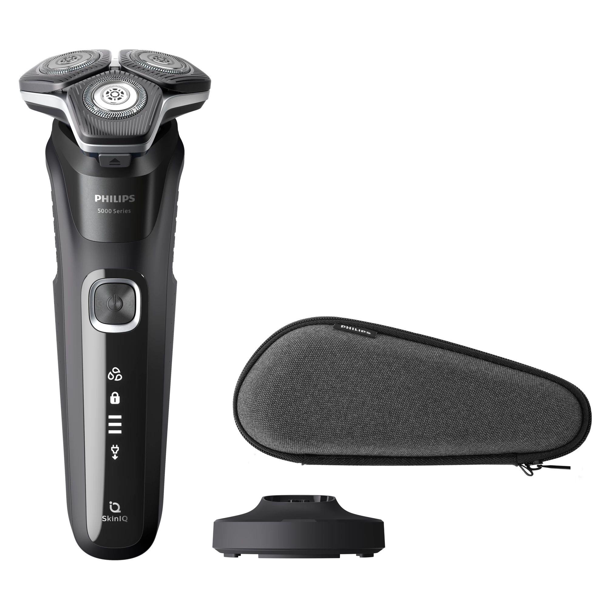 Máquina de Barbear PHILIPS S5898/35 Series 5000 (Aço inoxidável - Preto)