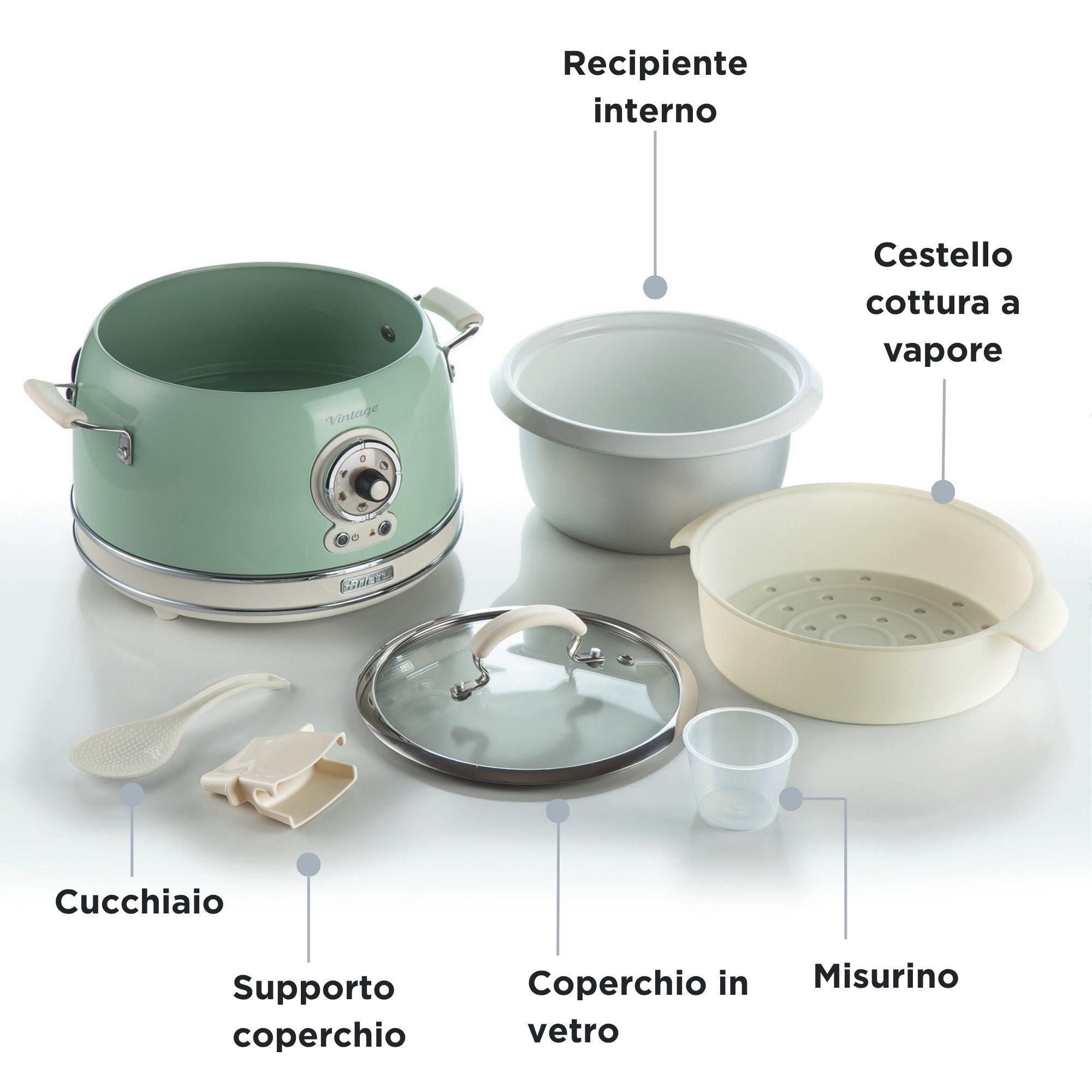 Panela de Arroz ARIETE Vintage 2904/04 (Altura 27,5 cm - Verde), miniatura 6