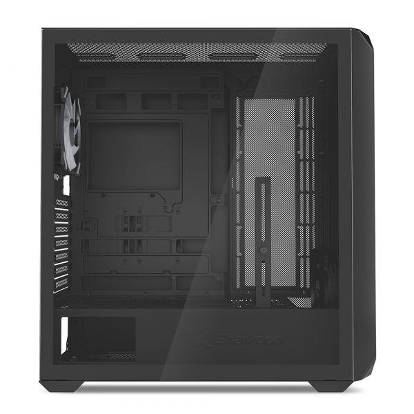 Caixa PC SHARKOON AK2 RGB (ATX, Micro ATX, Mini-ITX - Midi Tower - Multi - Preto) — miniatura 4