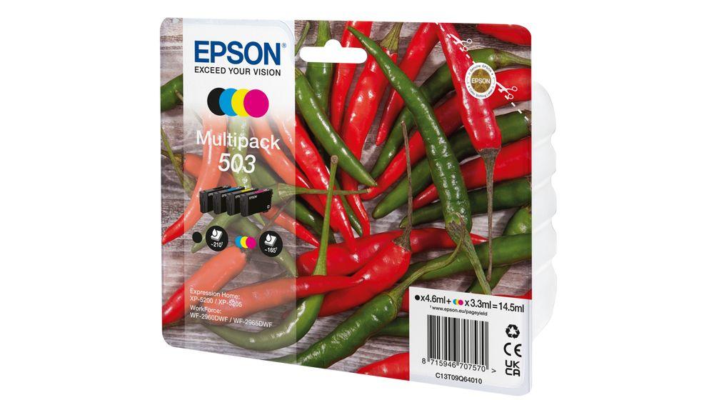 Conjunto de 4 Tinteiros EPSON 503 (WF-2960DWF/WF-2965DWF/XP-5200/XP-5205 - Preto, Ciano, Magenta e Amarelo), miniatura 8