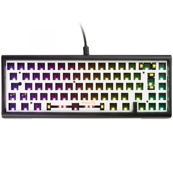 Teclado DUCKY Tinker65 (Alemão - Interruptor de chave mecânico - 65% - Preto), miniatura 2