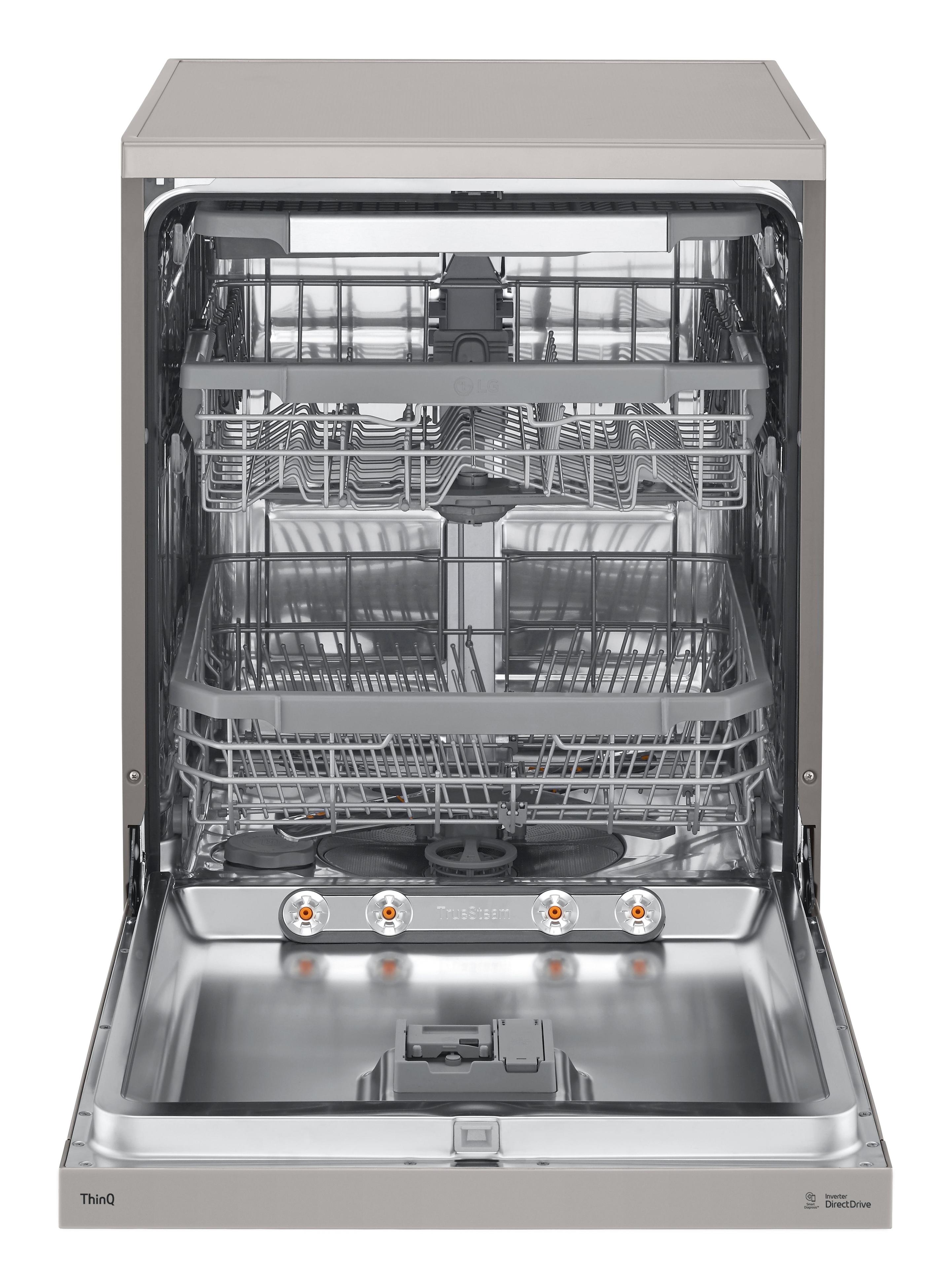 Máquina de Lavar Loiça Independente LG DF365FPS (14 talheres - B - 9,5 l - Prateado), miniatura 2