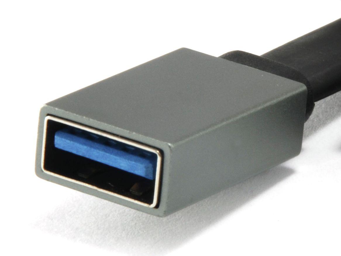 Hub USB-C CONCEPTRONIC HUBBIES01G (Cinzento) — miniatura 5