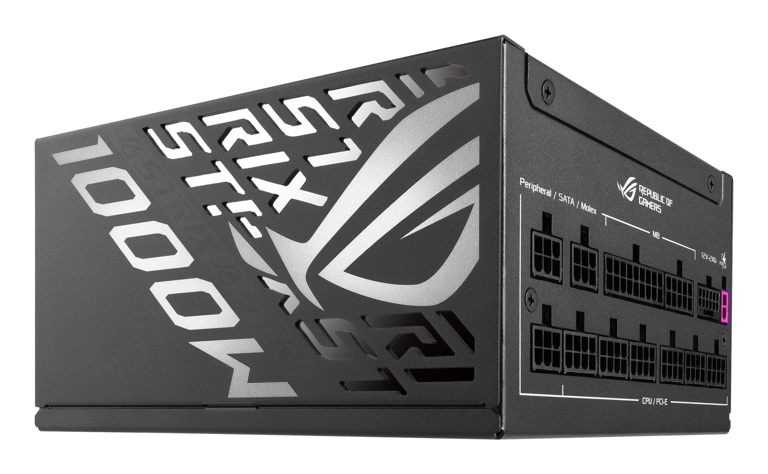 Fonte de Alimentação ASUS ROG Strix 1000P Gaming (ATX - 1000 W - 80 Plus Platinum - Preto e Prateado), miniatura 7