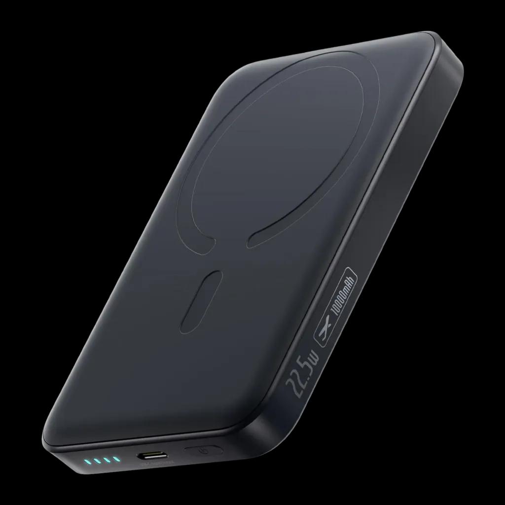 Bateria Externa BASEUS EnerFill FM11 Ultra-Mini Magnetic (10000 mAh - 20 W - USB Tipo-C - Preto)