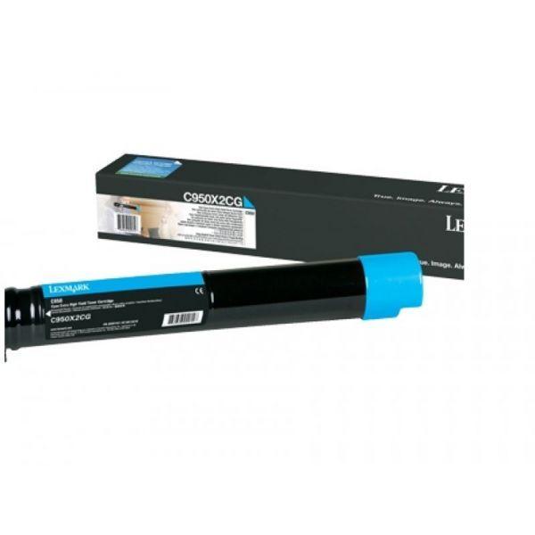 Toner LEXMARK C950X2CG (24 000 páginas - Lexmark C950de - Ciano), miniatura 2