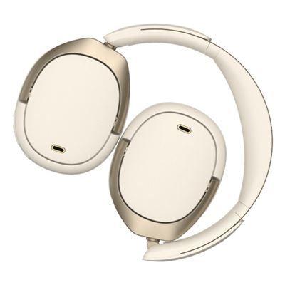 Auscultadores Bluetooth EDIFIER WH950NB (Bluetooth - Over Ear - USB-C - Marfim) — miniatura 4