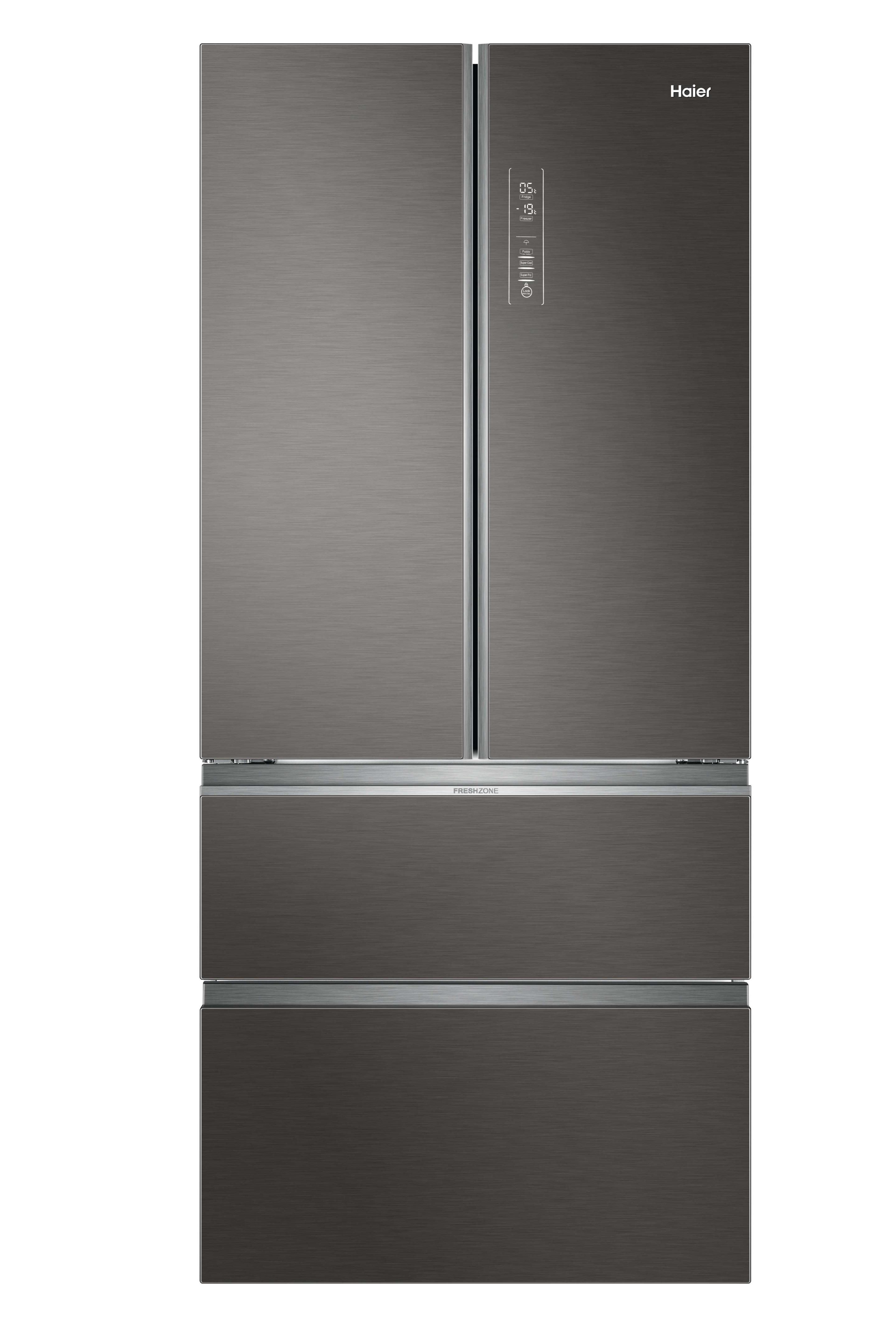 Frigorífico Americano Independente HAIER HB18FGSAAA (539 l - 190x83x66,9 cm - 83 cm - Titânio)
