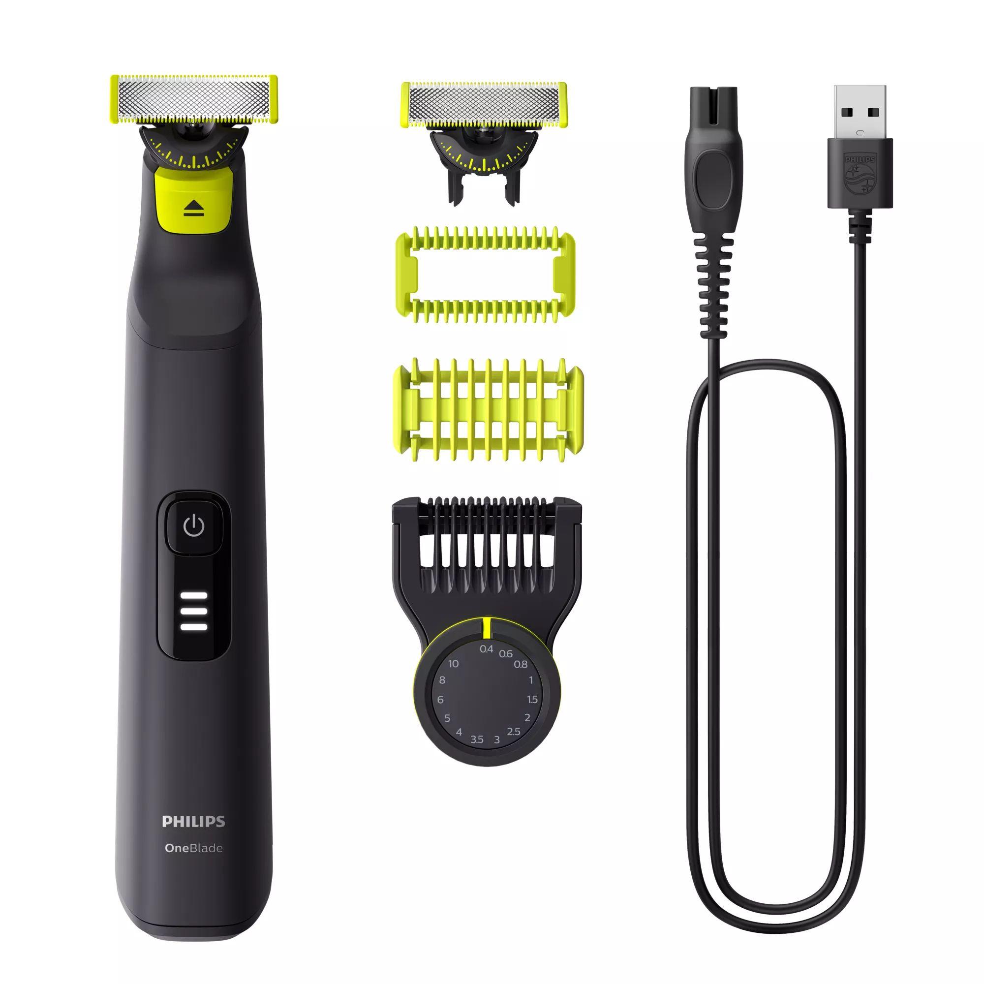 Máquina de Barbear PHILIPS QP6542/15 (Preto e Lima)