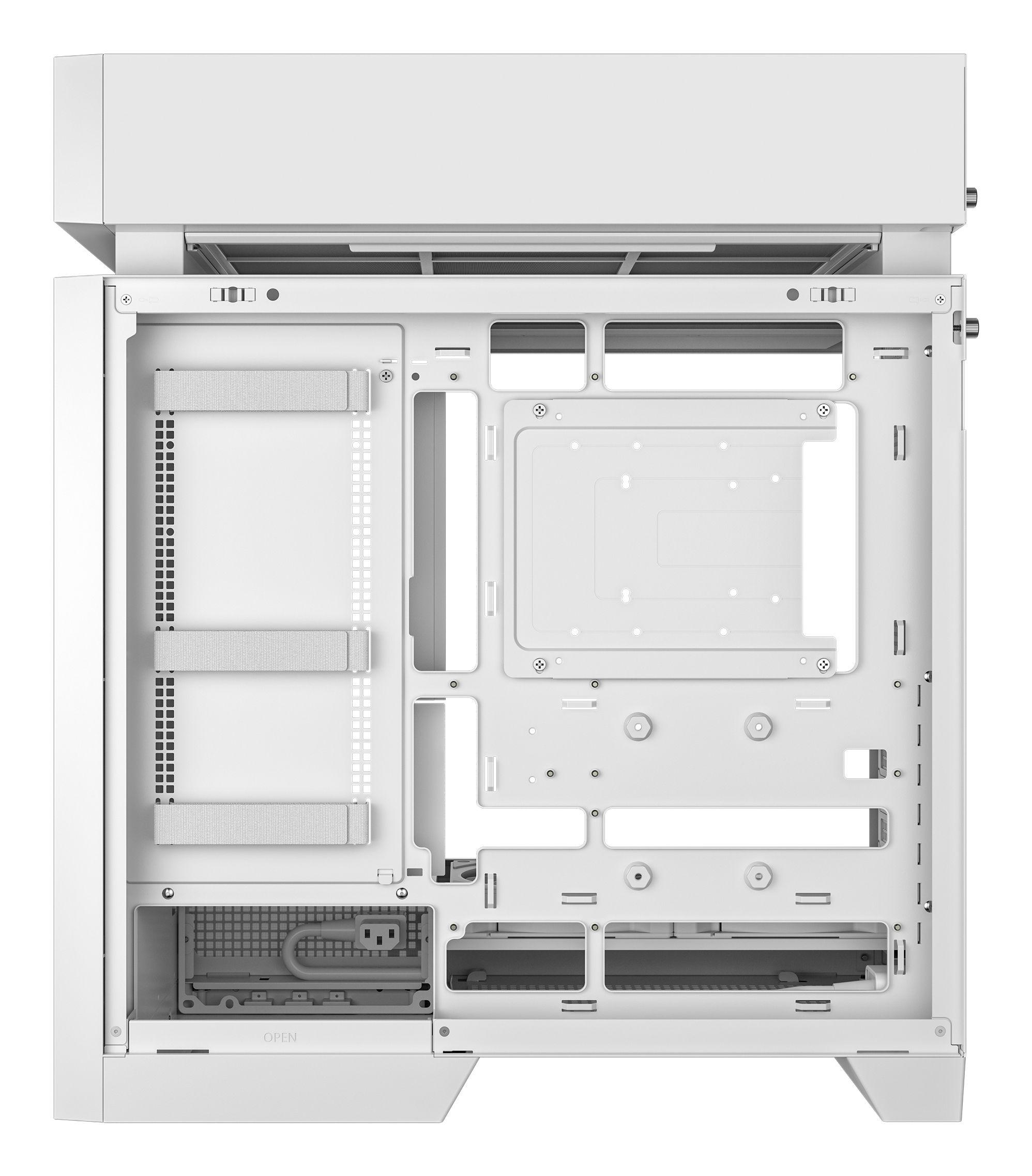 Caixa PC DEEPCOOL CL660 WH (Mini-ITX, micro ATX, ATX - ATX, PS2, SFX, SFX-L - 2.5" - Branco) — miniatura 5