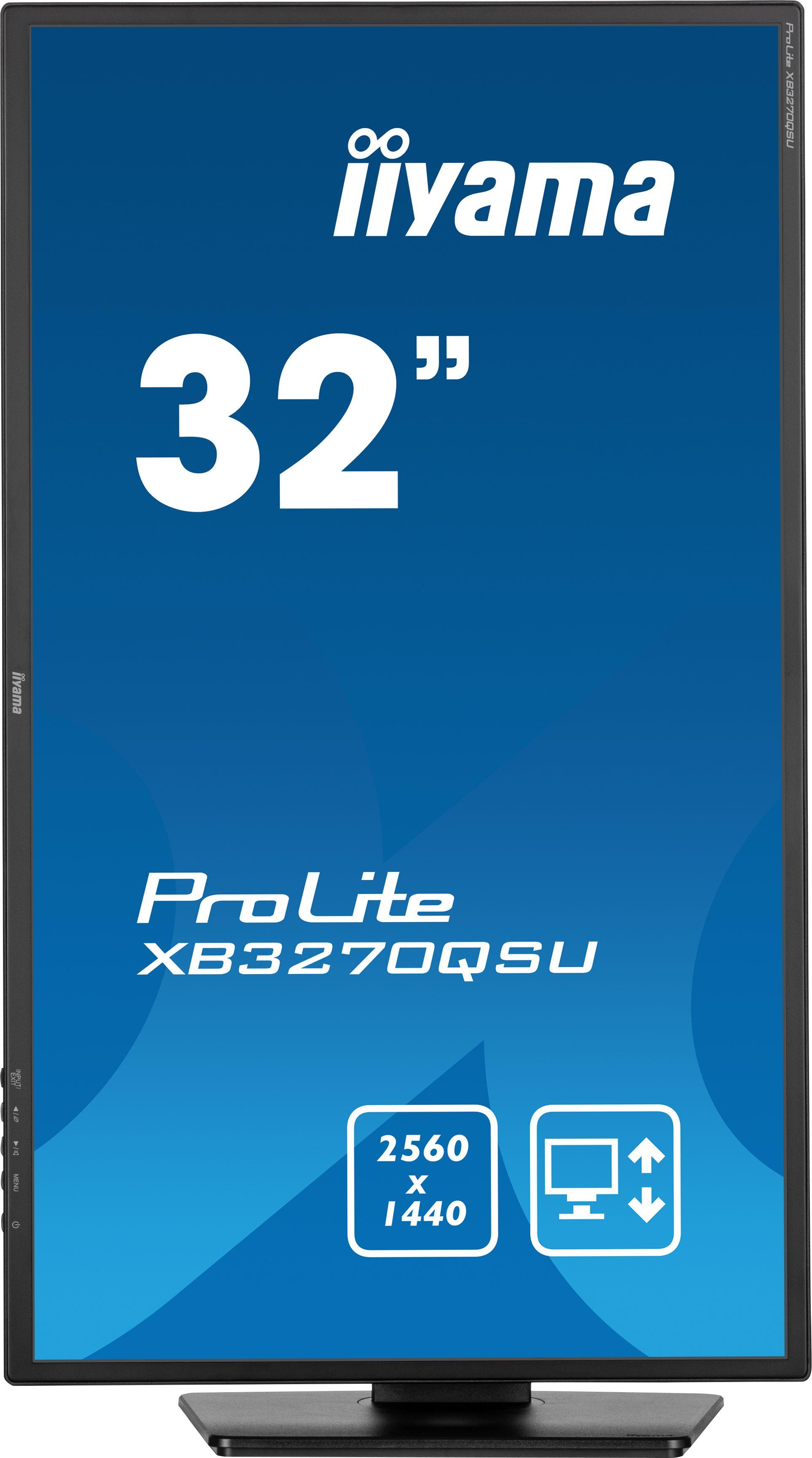 Monitor IIYAMA ProLite XB3270QSU-B1 (31,5" - IPS - 100 Hz - Preto) — miniatura 4