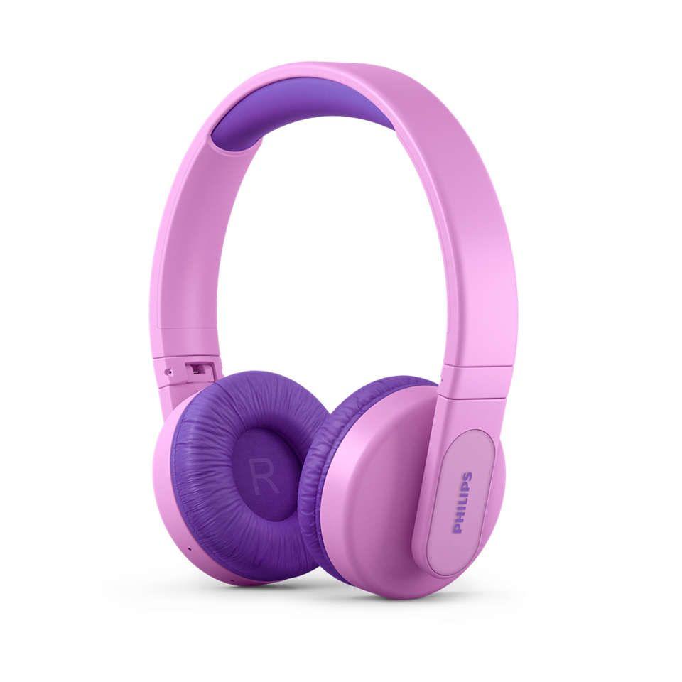 Auscultadores Infantis PHILIPS TAK4206PK/00 (Binaural - Com fios e sem fios - Supra-aural - Rosa), miniatura 8