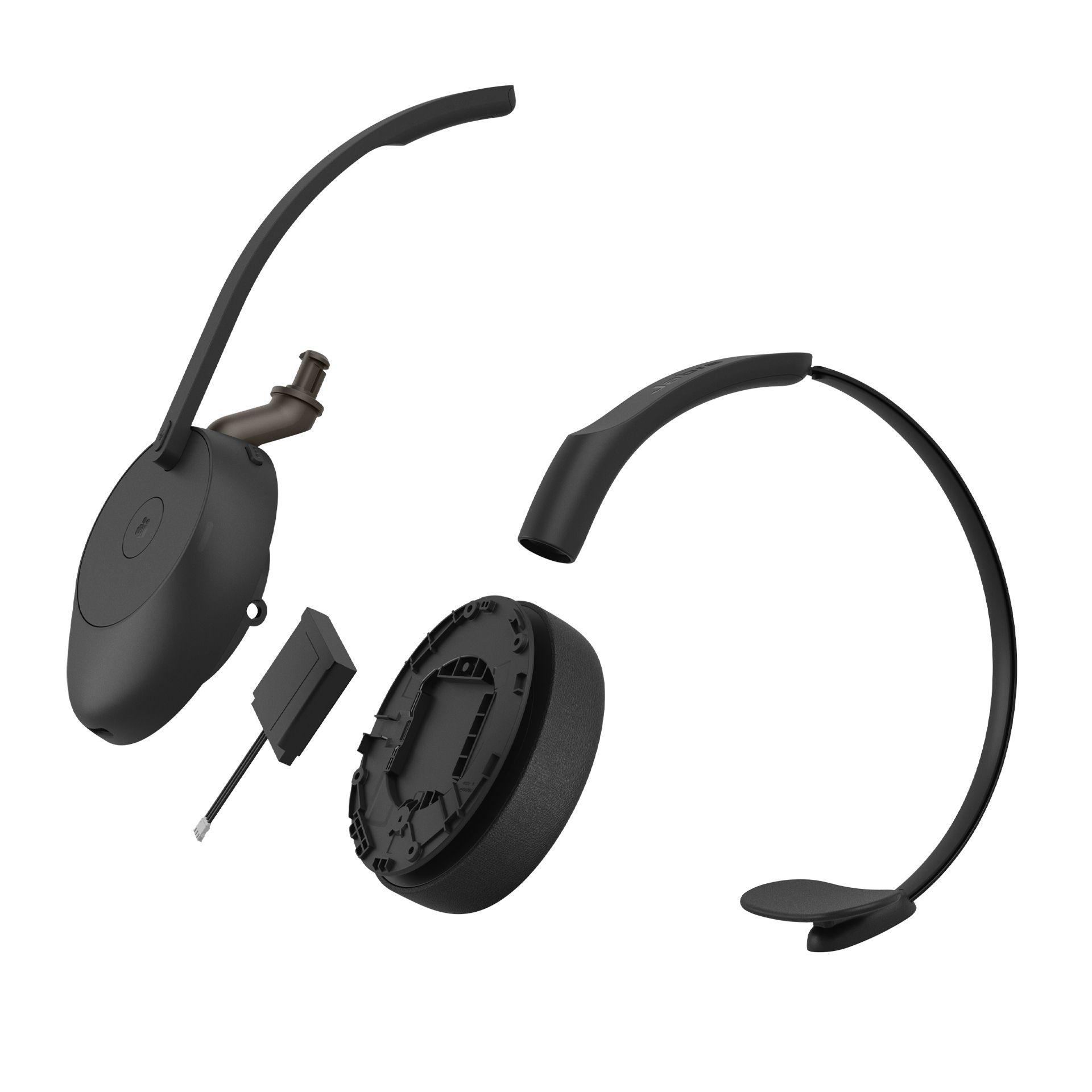 Headset JABRA Evolve3 65 USB-C MS Mono (Monofónico - Sem fios - Supra-aural - Preto), miniatura 6
