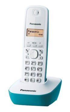 Telefone Sem Fios PANASONIC KX-TG1611SPC (15 h - Branco e Azul)